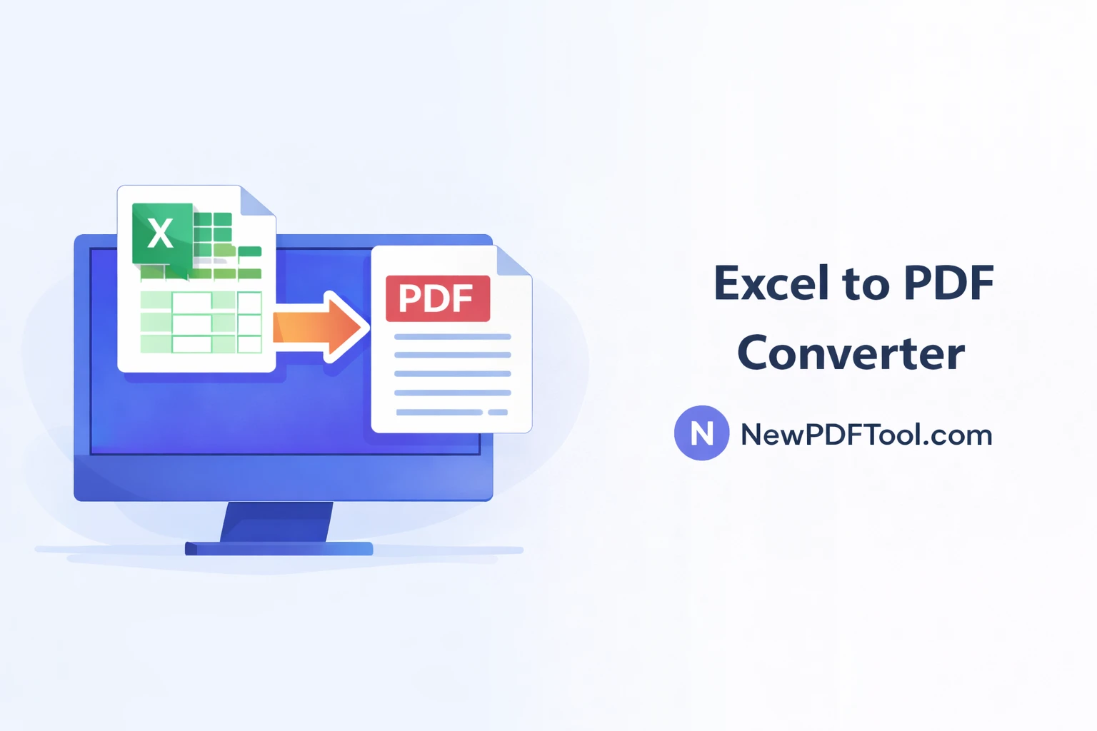 Excel to PDF Converter Online – Convert Excel Files to Secure PDF | New PDF Tool